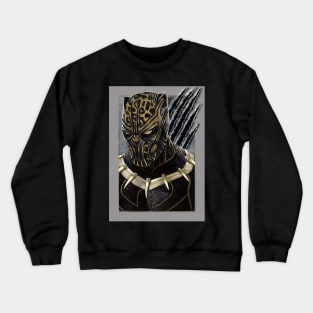 Killmonger - Golden Jaguar - Inktober 2020 Crewneck Sweatshirt